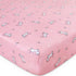 2-Pack, 52'' 28'' Girl Crib Sheets Fitted x for Standard Crib & Toddler Mattress, Soft and Breathable Material, Neutral