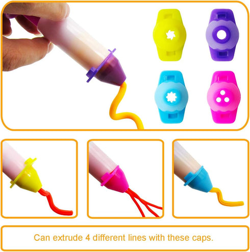 FRIMOONY 45 PCS Plastic Dough Tools with Various Animal Molds and Rolling Pins