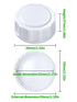 Travel and Storage Bottle Caps Replacement for Avent Baby Bottles, 8 Count