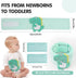 Upset Tummy 2 Packs Hilph Baby Colic, Gas and Stomach Relief, Heated Warmer Wrap with Gel for Newborns and Infants