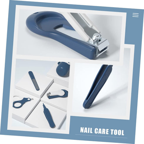 Trimmer Stainless Steel Baby Nail Clipper Kit Infants Nail Tweezers for Newborns
