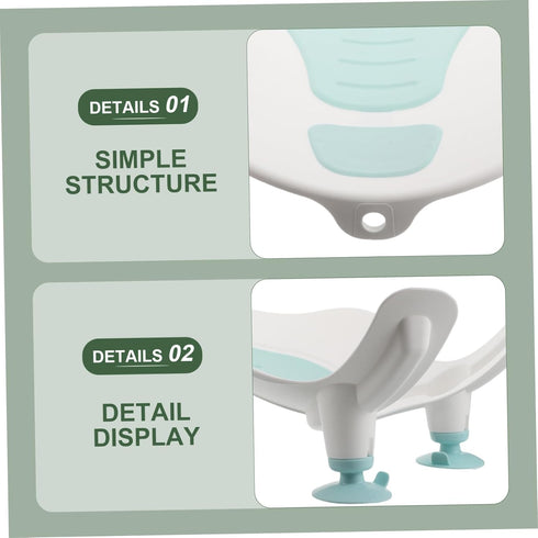 Counter FRCOLOR Bath Seat for Soft Silicone Bath Sling Newborn Bath Essentials Cushion for Sink Bathtub Easy to Clean