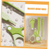 Set Trimmer ORFOFE Nail Clipper with Nail and Scissors for Newborns and Infants, Portable Green Grooming Kit for Travel