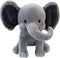 Stuffed Elephant Plush Toys 9 Inch (Gray)