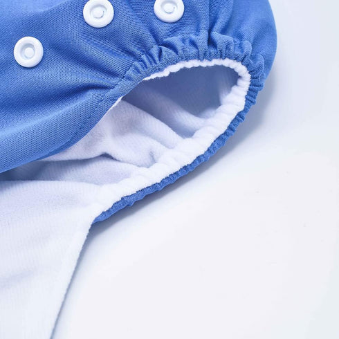 Happy Flute 4 Sets HappyFlute Newborn Baby Cloth Pocket Diapers One Size Adjustable Reusable for Baby Boys and Girls(No