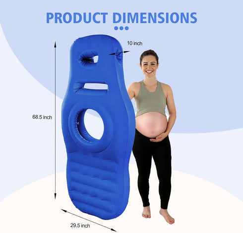 Float-Tummy Inflatable Pregnancy Pool Nest Pillow, Pregnancy Tanning Float for Prone Sleeping,Belly Mattress for Back