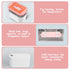 Vistnale Baby Wipe Warmer, Portable Wipe Warmer Dispenser with Adjustable Temperature & Night Light, Gentle Heating