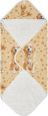 Pigsaly 30 30 Golden Retriever Dogs Hooded Baby Towel Cute Gold Puppy Baby Bath Towel Unisex Toddlers Hooded Towels