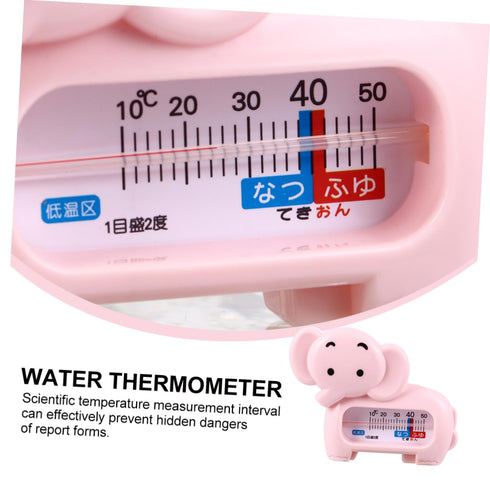 LOLIPPYY 2pcs Elephant Bath Water Thermometer Adorable Cartoon Design for Safety Measurement Bathtub Durable