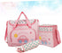 Set VICASKY Diaper Bag Large Tote Nursing Bag Changing Pad Bottle Holder Car Pattern