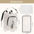 vosmles Backpack Diaper Bag with Changing Pad, Wet Dry Bag, Pacifier Case and Stroller Straps, Soft Cotton Lining, Baby