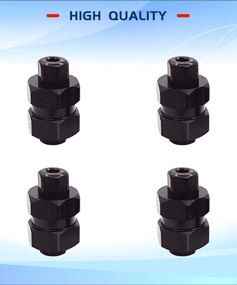 Aluminum Alloy 7mm RC Wheel Hex Hub Spacer with 9.5mm Offset Extension 4Pcs for AXIAL SCX24