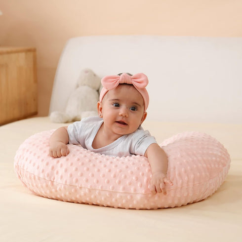 Muslin Changing Pad Cover + Baby Nursing Pillow for Baby Boys Girls, Ultra Soft Breathable Diaper Changing Table Pad