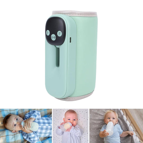 VBESTLIFE Portable Bottle Warmer for Travel, Fast Warming Comfortable Baby Feeding On The Go, Nighttime Feeding Light