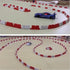 Hobby Fans 120 Pieces RC Car Racing Track Drift Field Fence for Mini RC Cars 1/14 1/16 1/18 1/24 1/28 (Red+White)