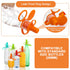 Morlike 8 Pack Baby Water Bottle Cap Silicone Spout Adapter, No Spill & BPA Free for Kids and Adults