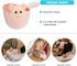 Kisangel Baby Shampoo Rinse Cup Large Capacity Thickened Pp Material Comfortable Round Handle Tear-Free Waterfall