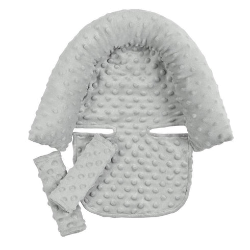 Baby Carseat Headrest and Strap Covers,Baby Carseat Head Support & Carseat Neck Cover,Infant Head Support Pillow