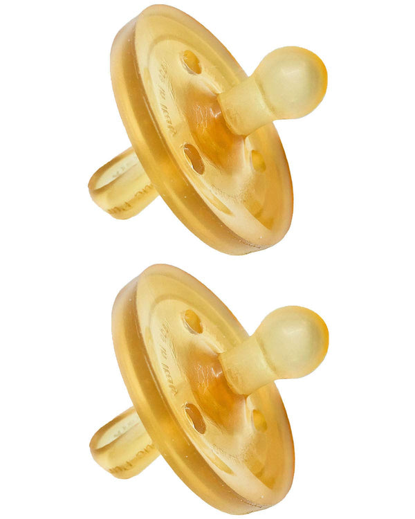Simply Rubber Pacifiers - Shorter Nipple (Less Gagging) - Small Newborn (0-6