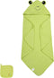 Hooded Baby Towel and Washcloth Set, Viscose and Cotton, Ultra Soft, Absorbent,