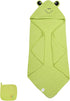 Hooded Baby Towel and Washcloth Set, Viscose and Cotton, Ultra Soft, Absorbent,