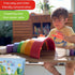 Montessori Nesting Rainbow Toy - Wooden Stacking Set with Arches, Peg Dolls & Story Book for Ages 3+
