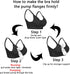 4HOW Wireless Hands-Free Nursing Bra for Large Bust - Pumping Bra