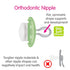 Pack MAM Variety Baby Pacifier (Unisex)