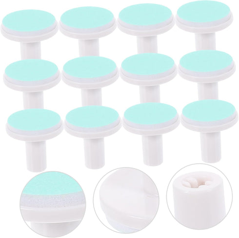 Trimmer 12pcs Electric Nail Baby Replacement Pads Baby Nail Grinding Heads Safe for Infants