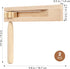 Gadpiparty 2 Pieces Wooden Spinning Ratchet Noise Maker - Traditional Grogger Toy for Parties and Celebrations