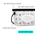 Portable Refillable Wet Wipe Pouch, Reusable Travel Wipes Holder & Case, Lightweight Flushable Diaper Wipes Container