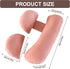 ele ELEOPTION Pregnancy Pillow for Sleeping Pregnant Women Soft Pregnancy Body Pillow, Support for Back, Belly, HIPS