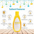 Glamzy 100 ml B3 B5 5.5 (100 ml Pack 1) Baby Shampoo | Pure & Gentle Tears Free Formula | With Calendula, Aloe Vera