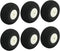 uxcell 6pcs RC Model Airplane Super Light Sponge Tire Tail Wheel 25mm 1"