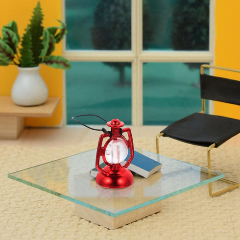 Toddmomy Mini Dollhouse Lantern 6Pcs Mini Kerosene Lamp Miniature Lantern for Dollhouse Accessories