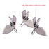 1" (50pcs) Metal Heart Pacifier Suspender Clips,Sutoyuen Pacifier Clips for Making DIY Craft Supplies Pacifier Holders