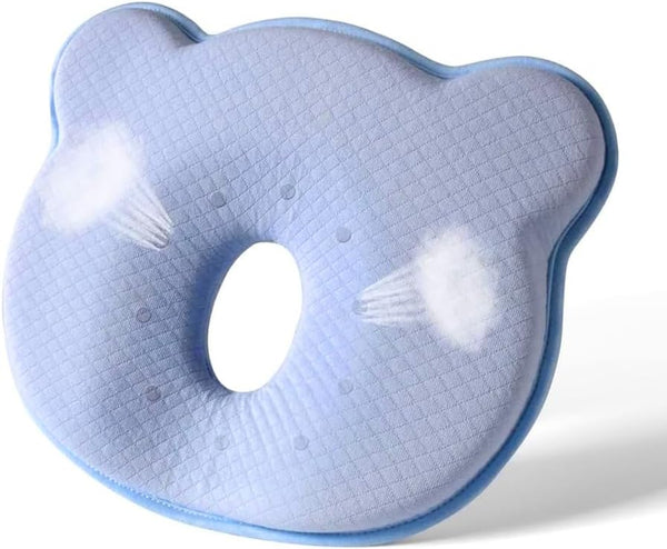 Generic New Upgrade Baby Portable Memory Foam Donut Pillow,Cute Cartoon Bear Soft and