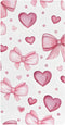 CZXW Pink Bowknots Crib Sheets Fitted 52" x 28" Natural Cotton Soft &