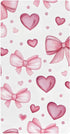 CZXW Pink Bowknots Crib Sheets Fitted 52" x 28" Natural Cotton Soft &