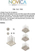 NOVICA 275090 Light Brown Hand Made Rain Tree Wood Tic Tac Toe Game