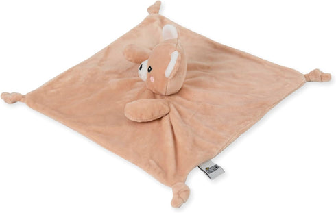 KINREX Teddy Bear Security Blanket for Babies - Soft Plush Soothing Towel, Unisex Baby Comforter Toy, Ideal Sleep Companion, Newborn Teddy Bear Lovey, for Boys & Girls, Measures 12 Inches by KINREX