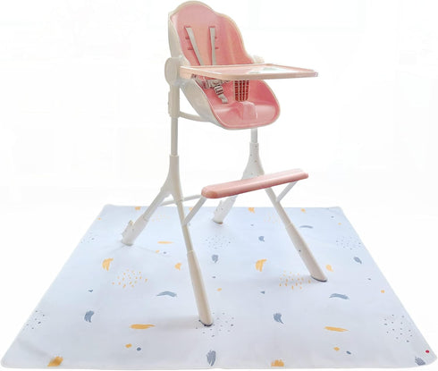 51''x51''| ORIBEL Splat Mat| Baby Splat Mat for Under High Chair| Easy to Clean Mat| Non-Slip Play Mat| Stain & Water