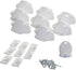 Dreambaby Adhesive Mag Locks, 8-Pack with 1 Key, Child Proofing Cabinet Magnetic Latches