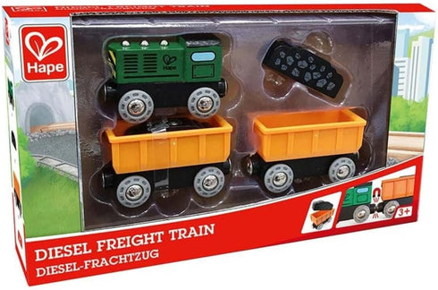 Set Hape Diesel Freight Train with Magnetic Connection