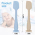 YENLNI 2 Pack Diaper Cream Spatula with Hygienic Travel Case, Butt Spatula Baby with Suction Base, Baby Butt Paste