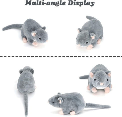 Bakalizoo 11.8'' Stuffed Plush Mouse Dolls, Cute Soft Animals Plushie Pranks Spoof Stuff Toys, Gifts for Kids, Child