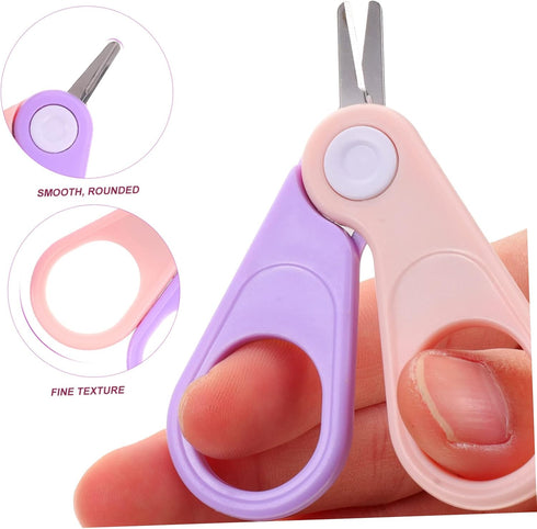Set Baby Nail Clippers for Newborns Safe Nail Scissors Manicure Kit Storage Box Baby Grooming Essentials for Infant