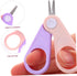 Set Baby Nail Clippers for Newborns Safe Nail Scissors Manicure Kit Storage Box Baby Grooming Essentials for Infant