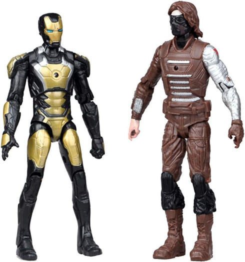 POIUYT Super Hero Series Exclusive Figure Set - 10 Collectible 6.7-Inch Action Figures