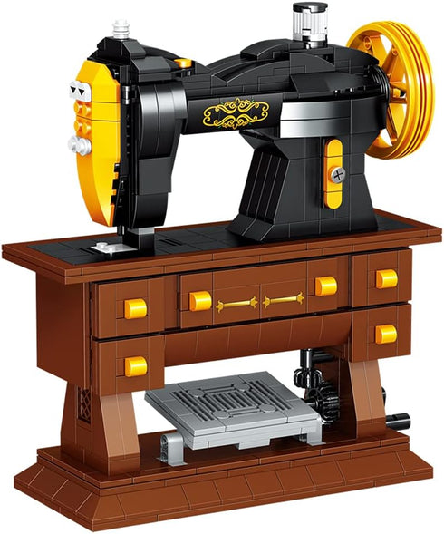 Uvini Adult Building Set - Classic Retro Series Sewing Machine, 633pcs Construction Brick Set, Best Gift for Adults,